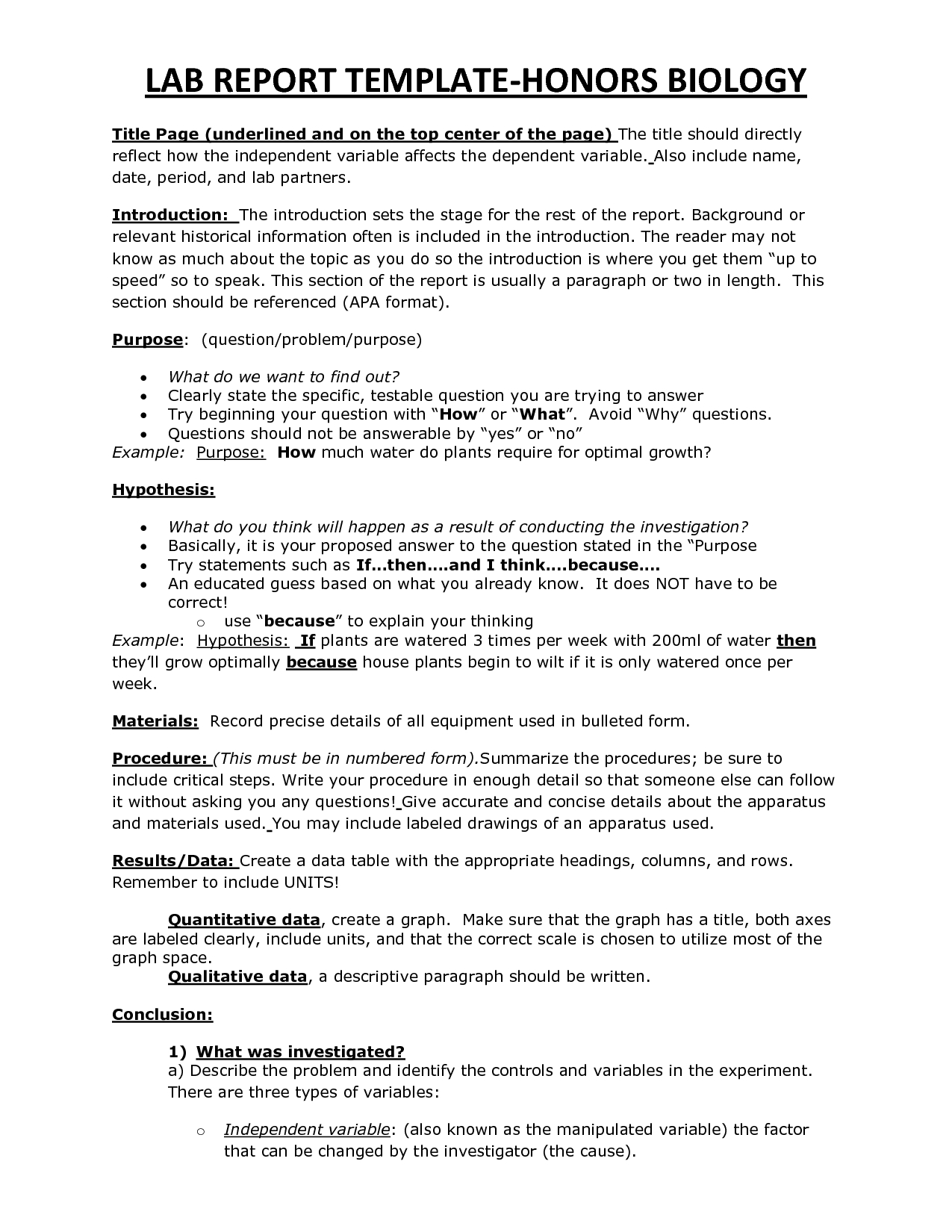 001 Biology Lab Report Template Ideas Surprising Word Sample Intended For Lab Report Template Word