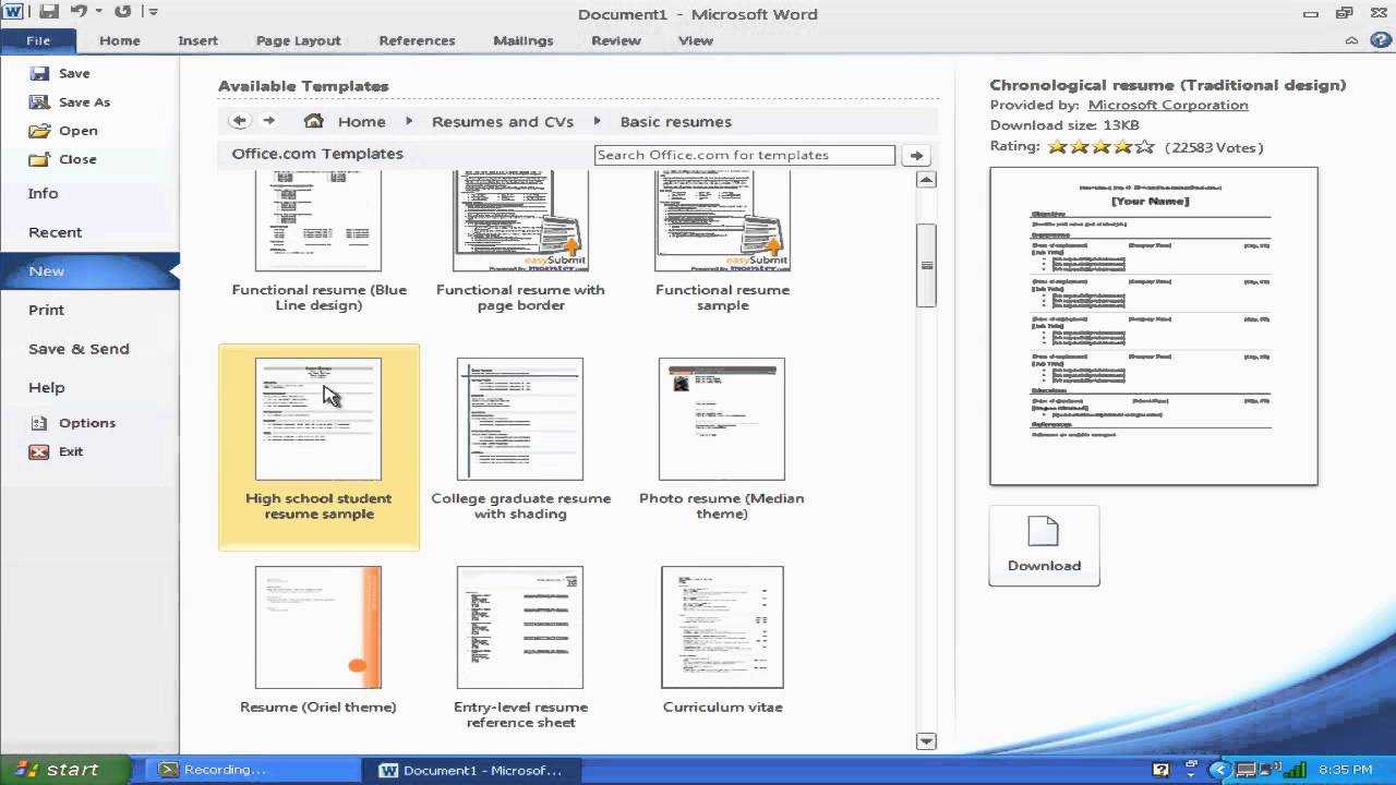 001 Resume Templates Microsoft Word Maxresdefault Template Within Resume Templates Microsoft Word 2010