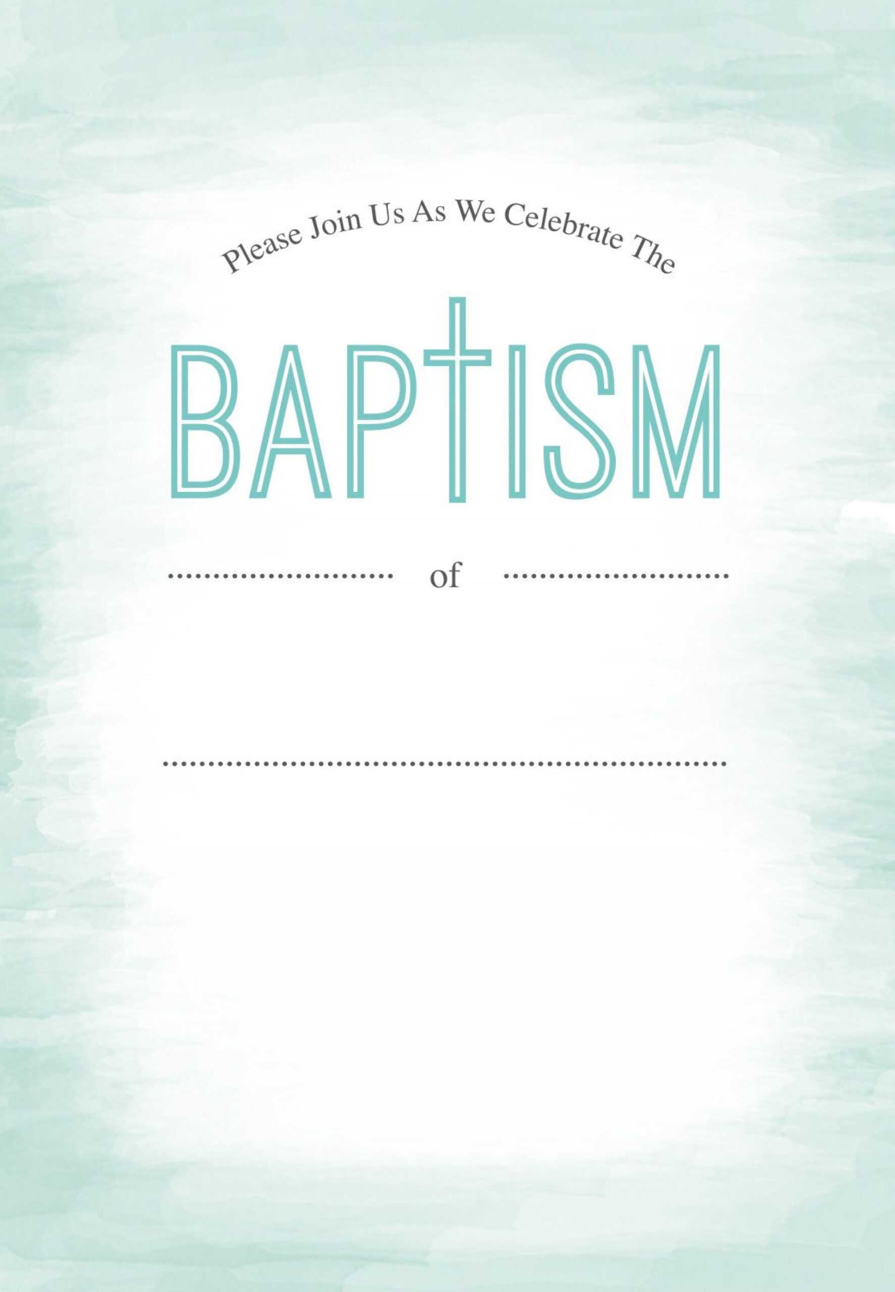 001 Template Ideas Free Baptism Invitation Templates Throughout Blank Christening Invitation Templates