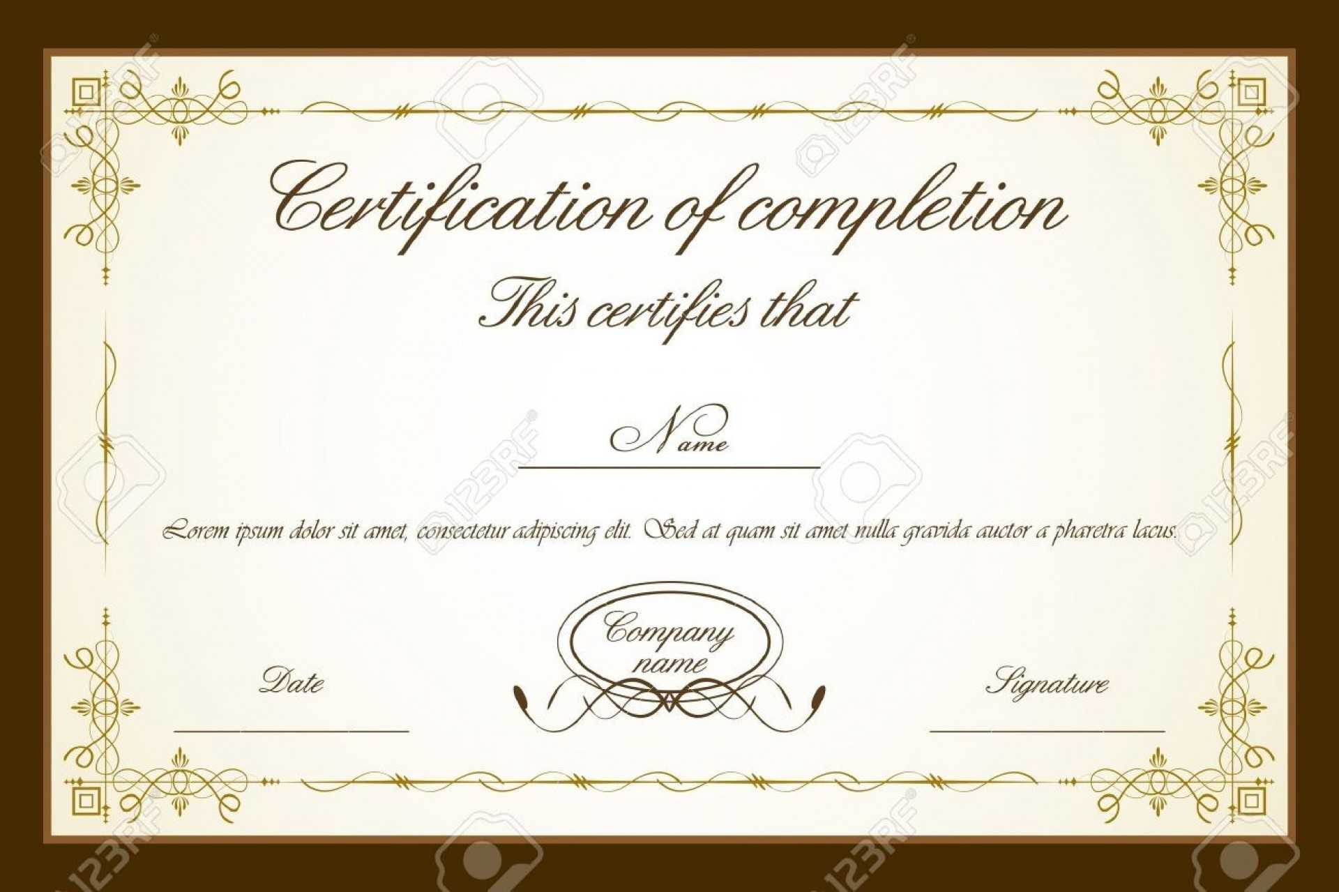 003 Certificate Template Word Free Download Certificates For Certificate Templates For Word Free Downloads