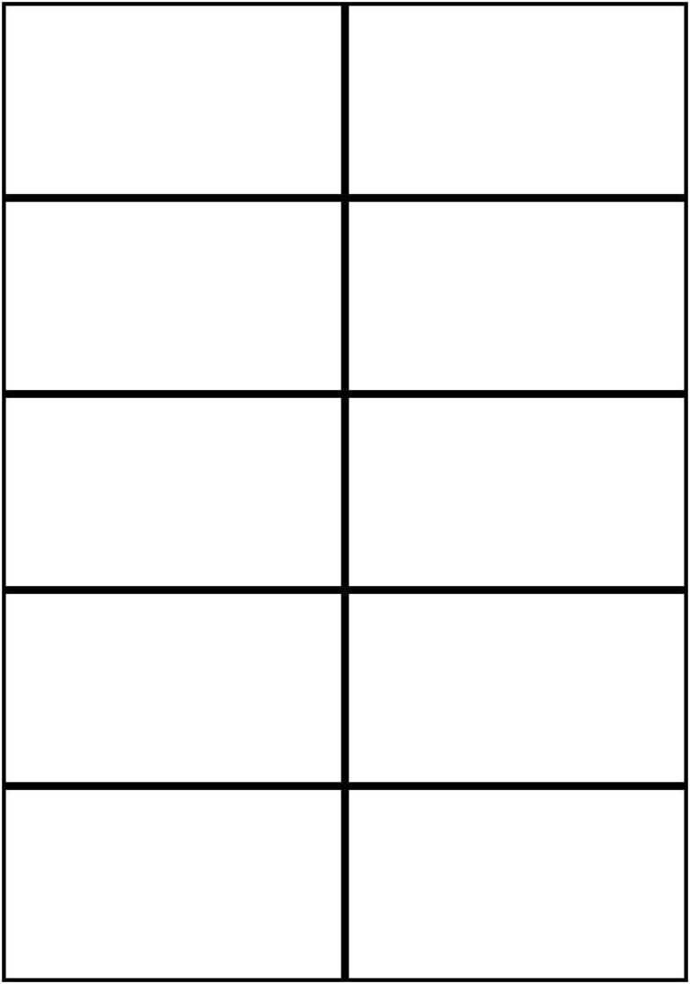 Free Blank Flash Card Templates Printable