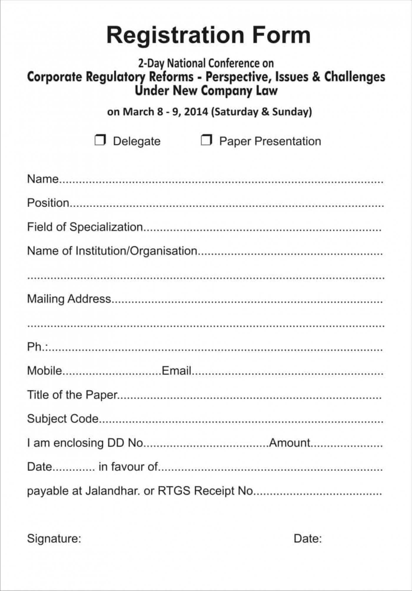 003 Printable Registration Form Template Unique Ideas Intended For School Registration Form Template Word