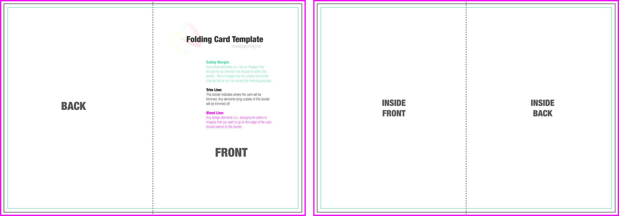 004 Blank Quarter Fold Card Template Free Ideas Greeting In Blank Quarter Fold Card Template