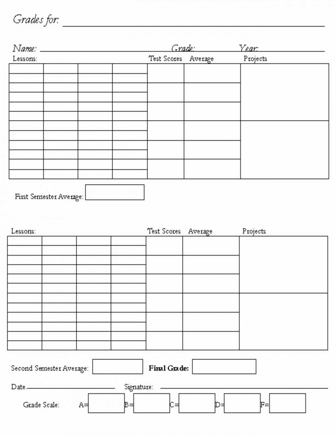 004 High School Report Card Template Pdf Excel Ideas Of Inside Report Card Template Pdf