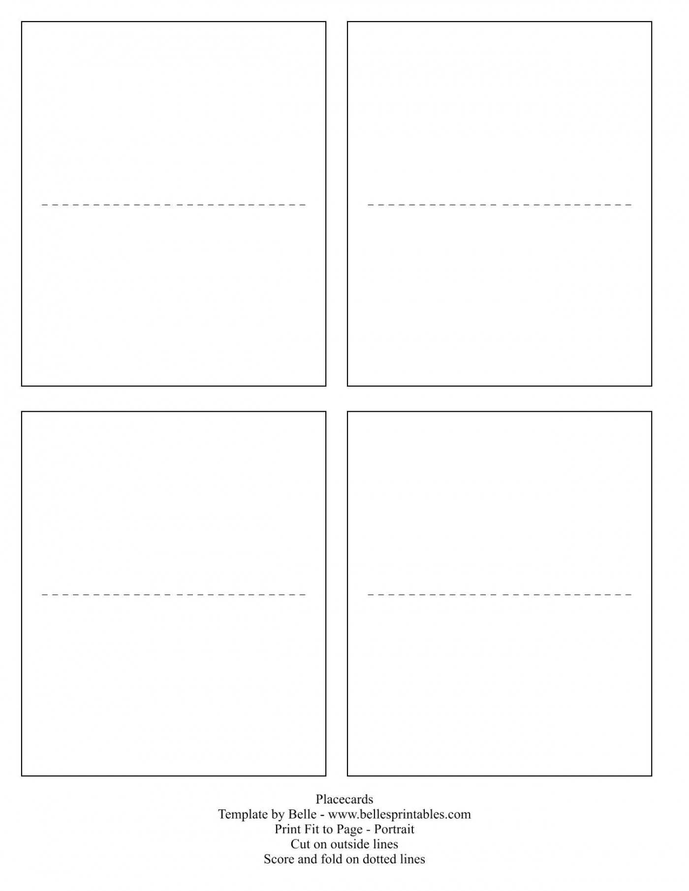 004 Template Ideas Free Printable Tent Cards Templates Table Within Blank Tent Card Template