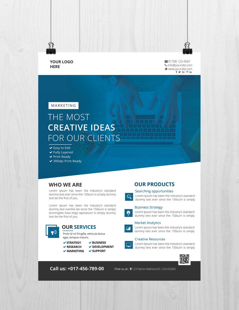 005 Free Business Flyer Templates Creative Psd Template In Free Business Flyer Templates For Microsoft Word