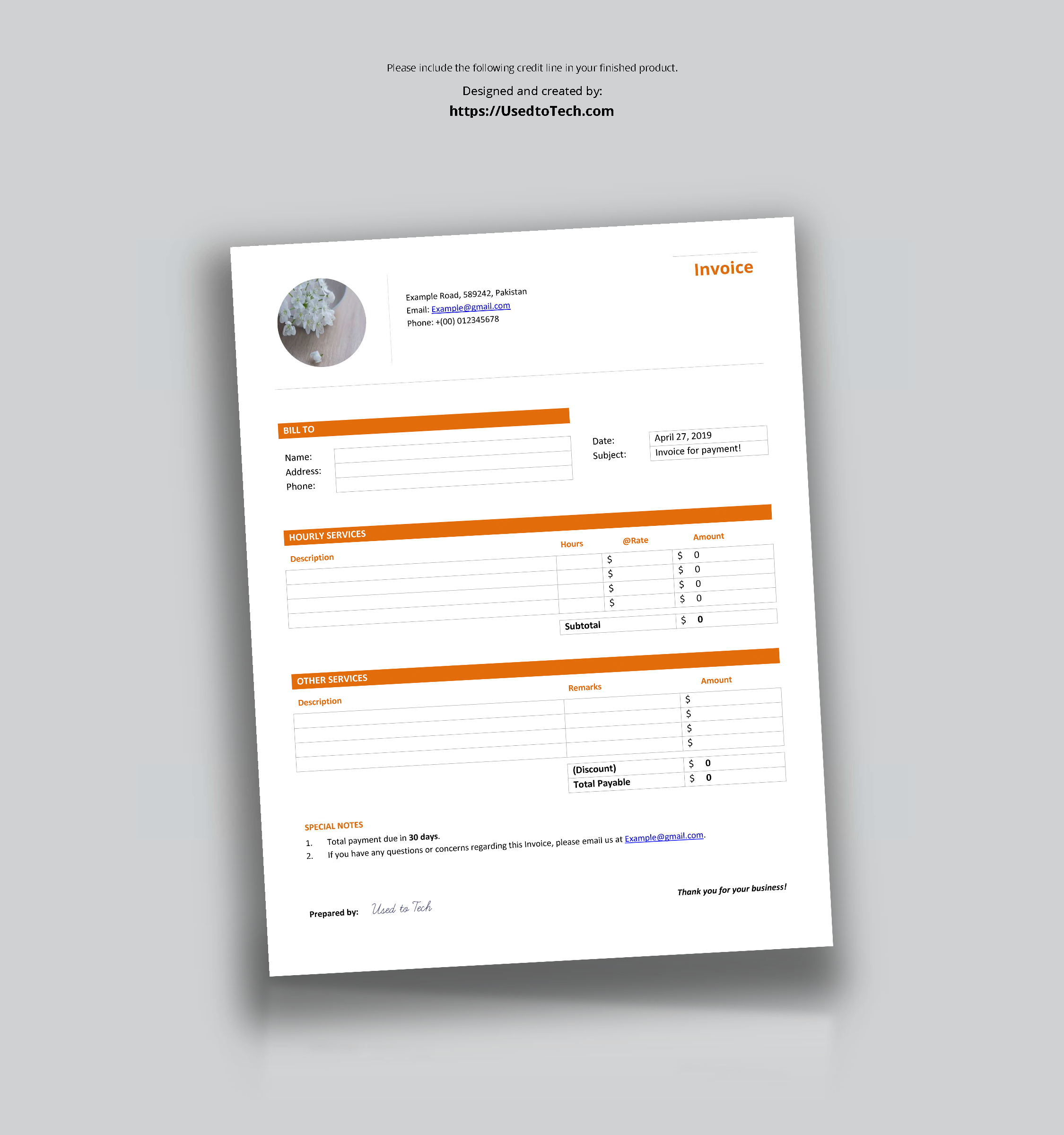 007 Professional Invoice Template Header Templates For Ms Intended For Header Templates For Word