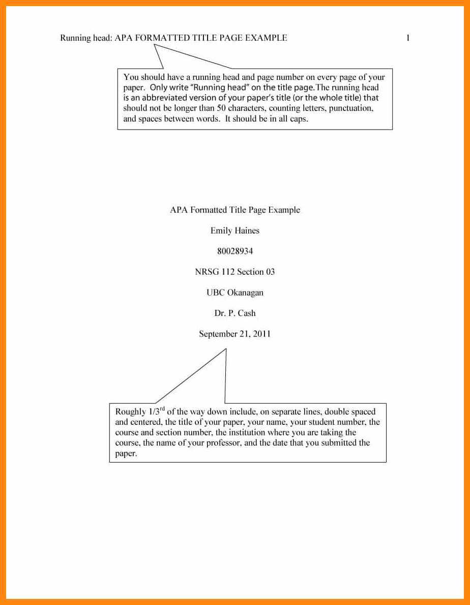 008 Apa Cover Page Template Title Pages In Format Intended For Apa Format Template Word 2013