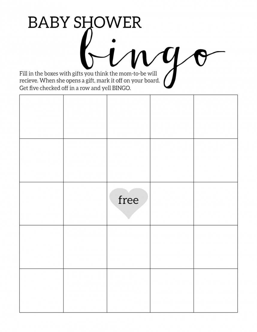 008 Blank Bingo Card Template Ideas Baby Shower Stirring Intended For Blank Bingo Card Template Microsoft Word
