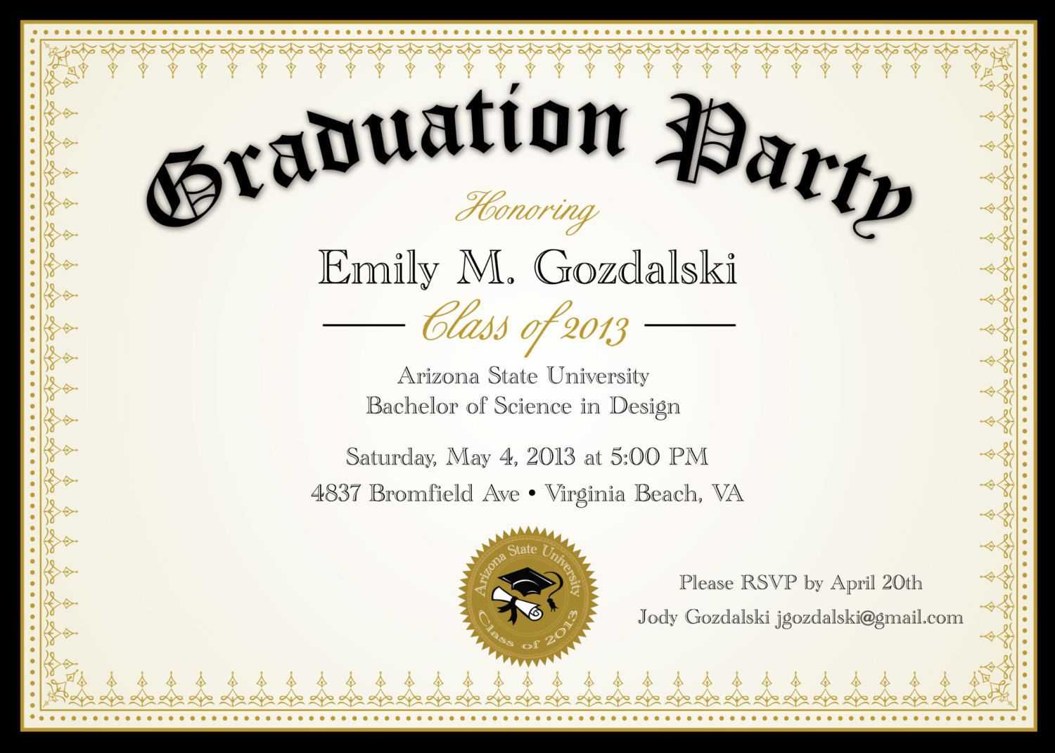 008 College Graduation Announcements Template Ideas Awesome Throughout Free Graduation Invitation Templates For Word