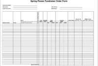 008 Fundraiser Order Form Template Free Download Imposing in Blank Fundraiser Order Form Template