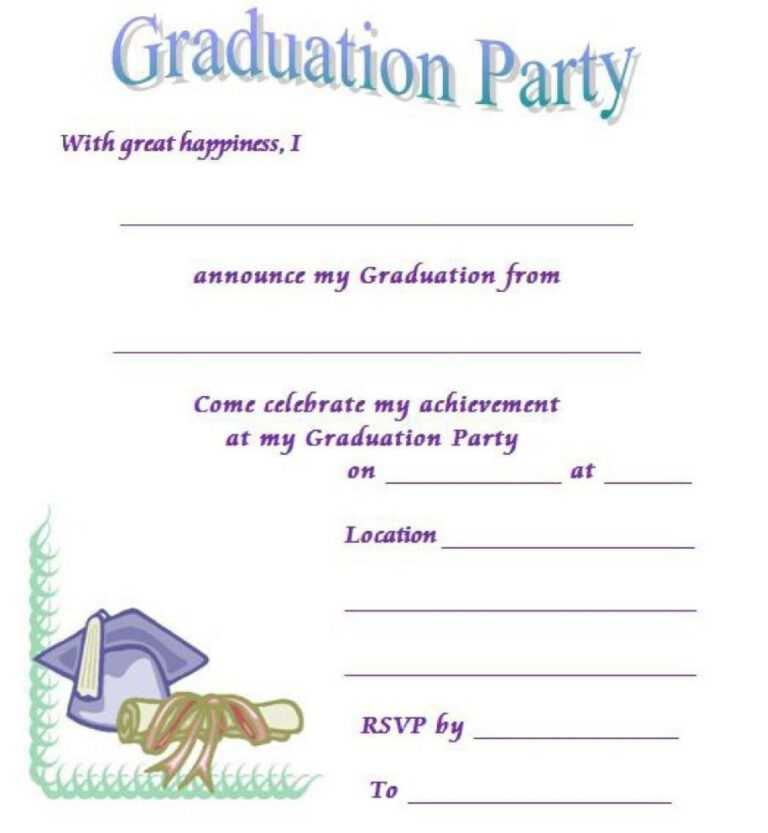 008 Graduation Invitation Templates Template Ideas Microsoft For