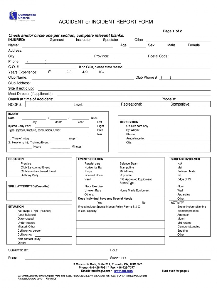 009 Incident Report Format Andlate For Employee Helloalive Pertaining To Incident Report Form Template Qld