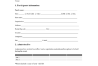 009 Template Ideas Business Seminar Participation within Seminar Registration Form Template Word