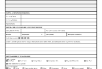 010 Free Car Accident Report Form Template Ideas Incident regarding Ohs Incident Report Template Free