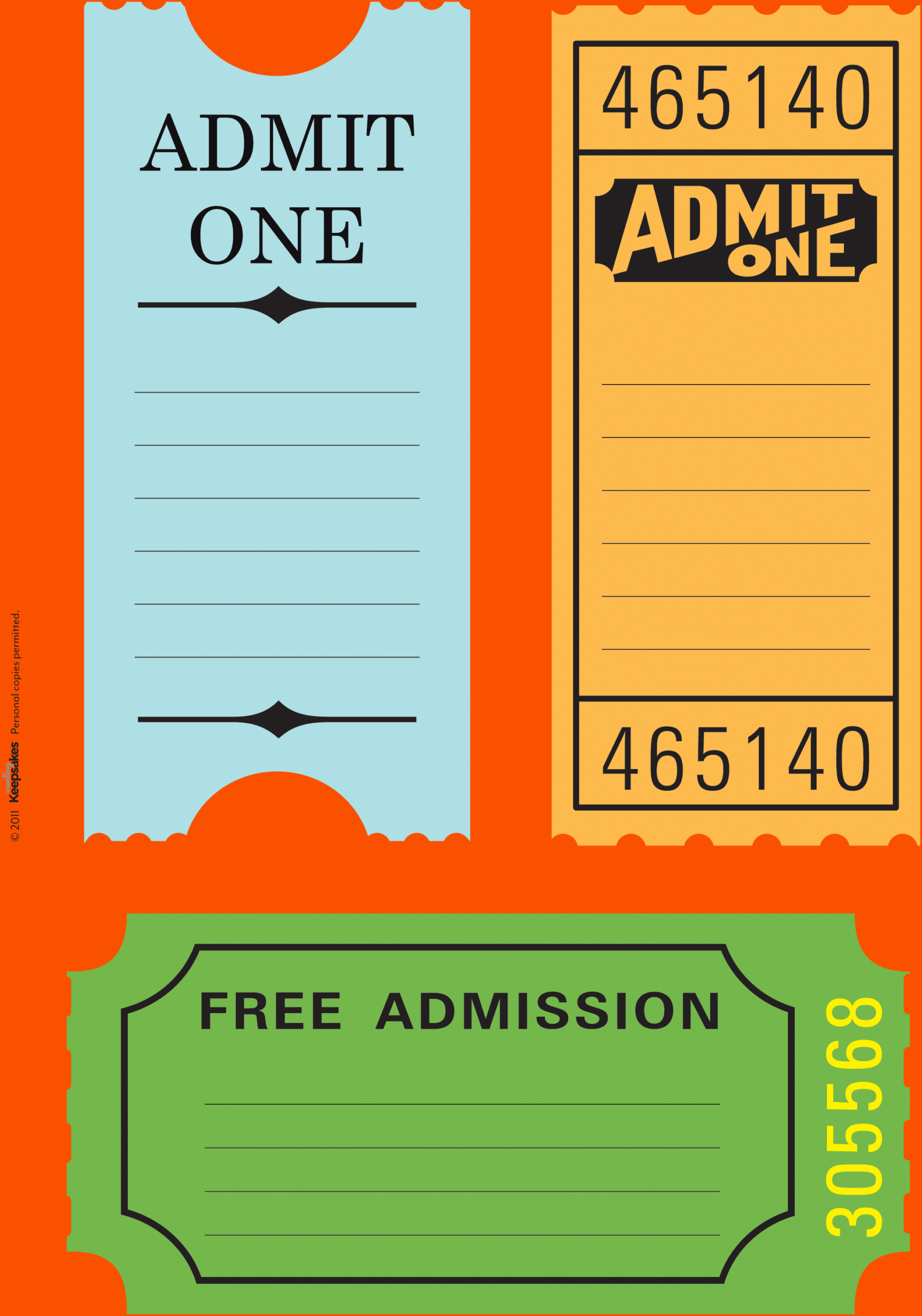 010 Free Concert Ticket Template Word Ideas Printable Pertaining To Blank Admission Ticket Template