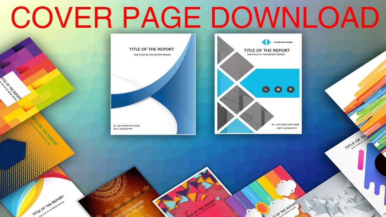 010 Maxresdefault Word Cover Pages Templates Template Throughout Cover Pages For Word Templates