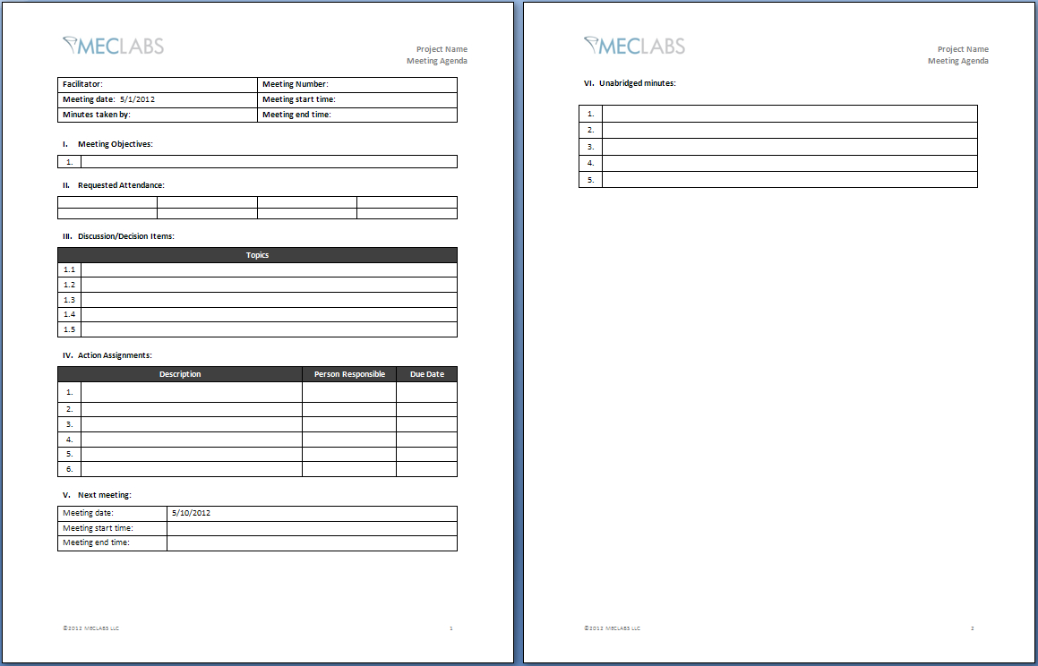 010 Ms Word Agenda Templates Template Ideas Conference Throughout Agenda Template Word 2010