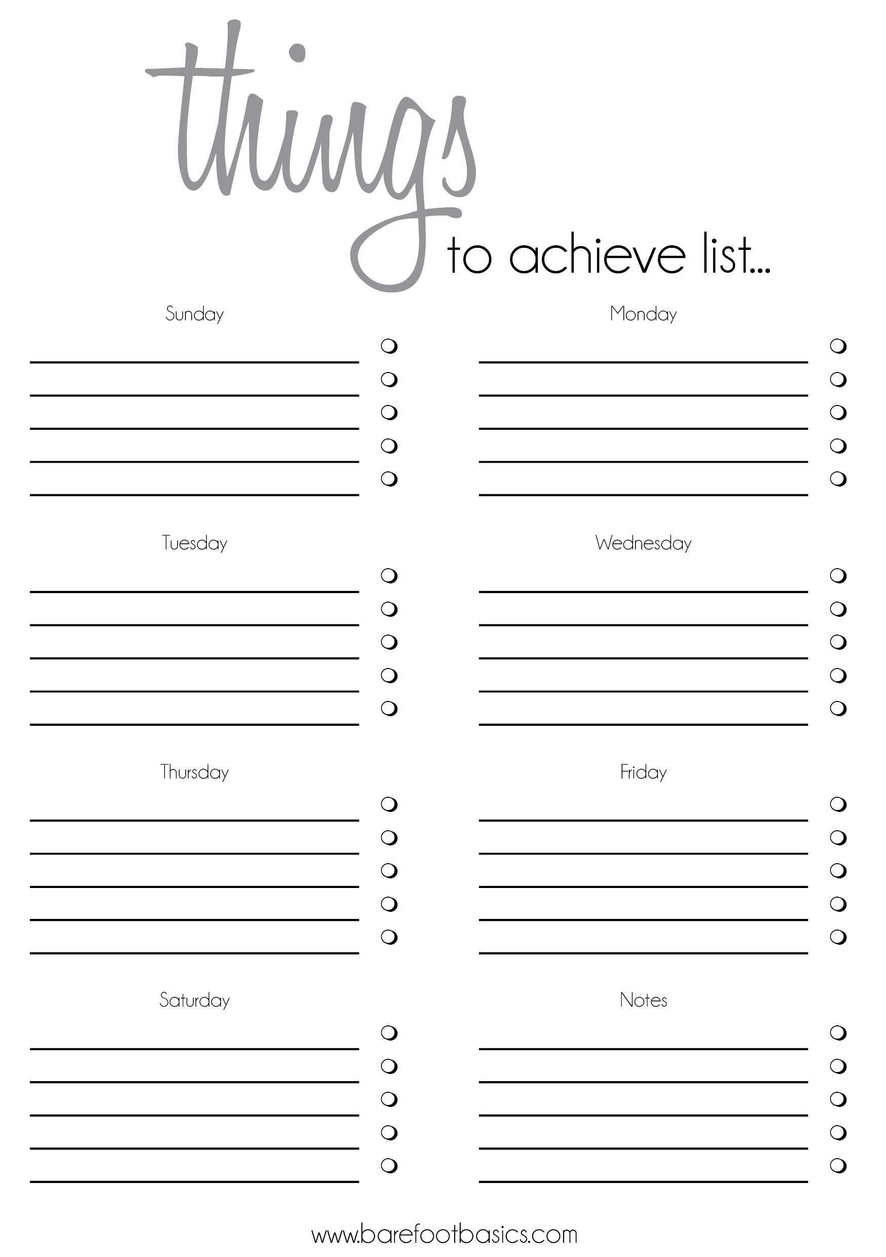 010 Printable To Do List Template Ideas Free Blank Checklist With Regard To Blank Checklist Template Pdf