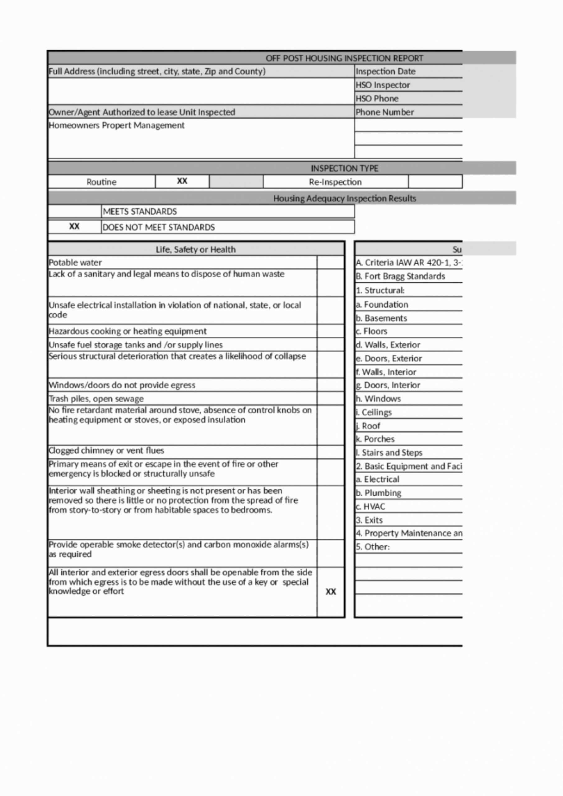 010 Template Ideas Home Inspection Astounding Report With Property Management Inspection Report Template