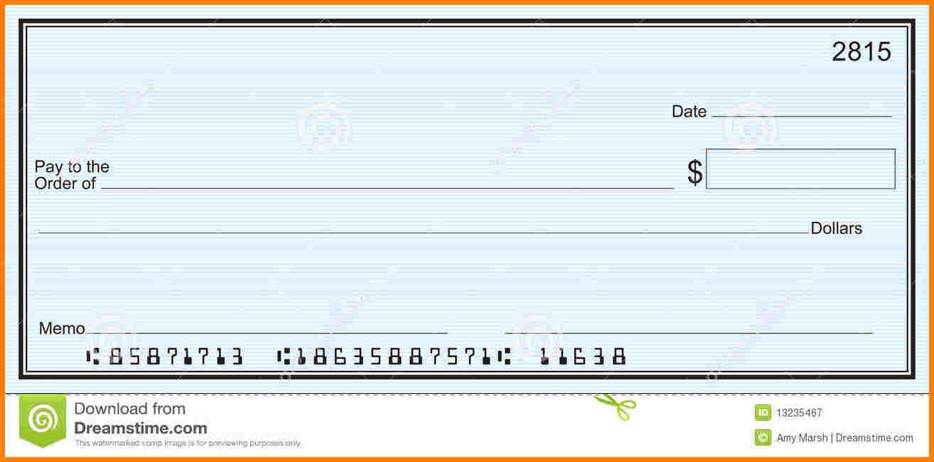 011 Checks Template Word Blank Check Templates For Microsoft With Regard To Large Blank Cheque Template