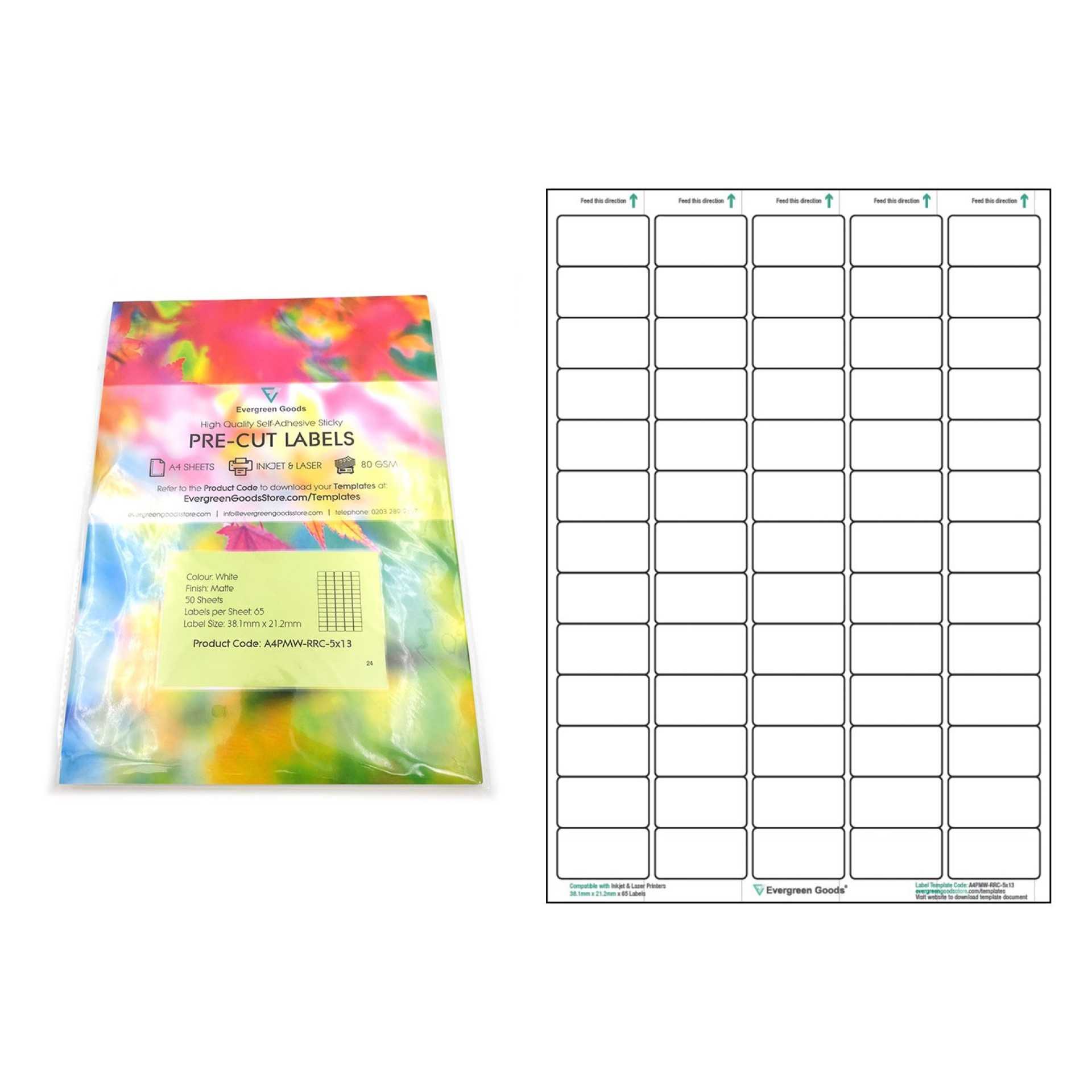 013 A4Pmw Rrc 5X13 Product With Preview Word Label Templates Pertaining To 8 Labels Per Sheet Template Word