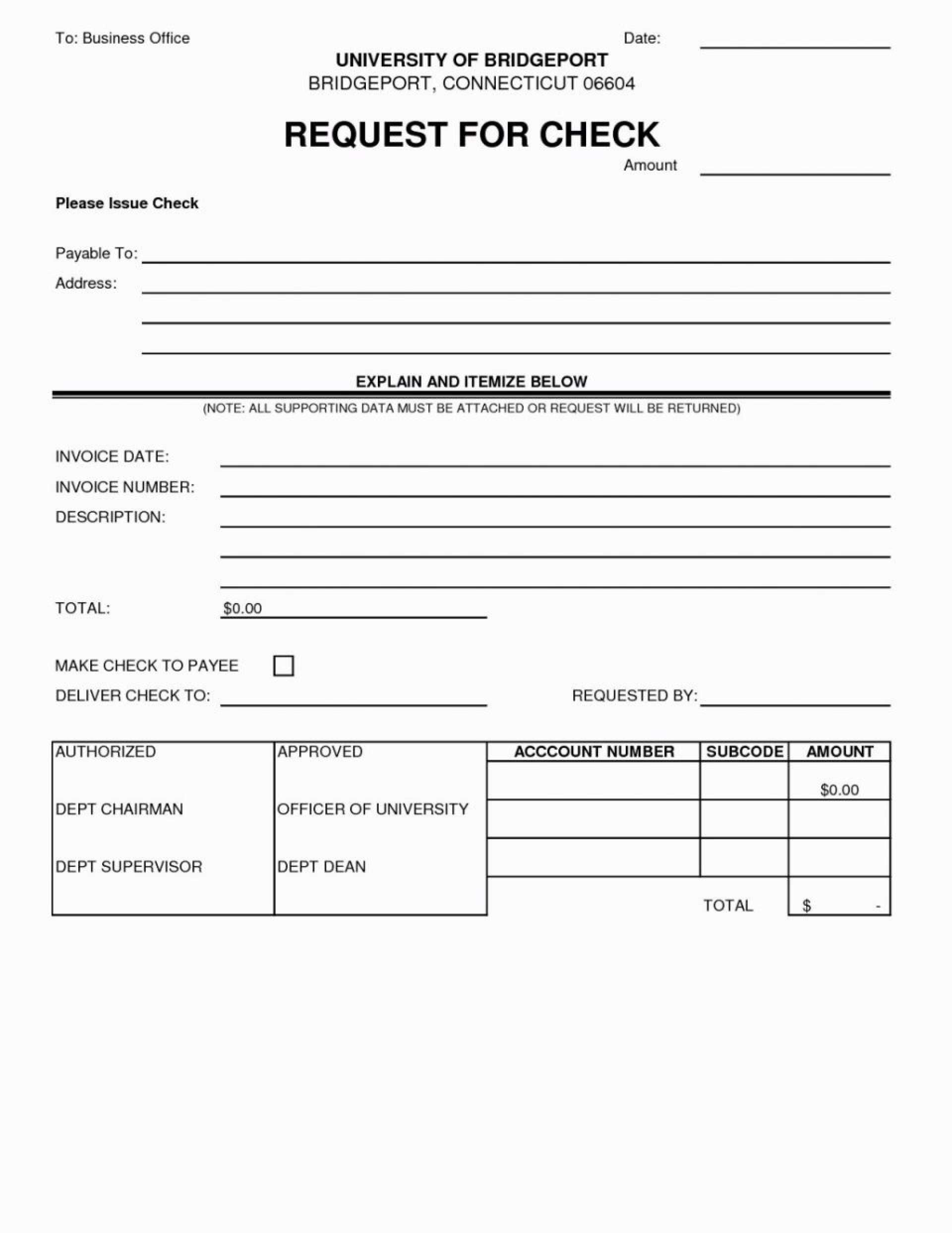 013 Check Request Form Template Excel Free Project Elegant Inside Check Request Template Word