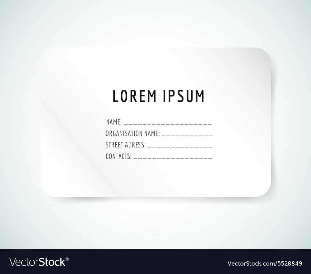 015 Blank Business Card Template Free Download Form Paper With Regard To Blank Business Card Template Download