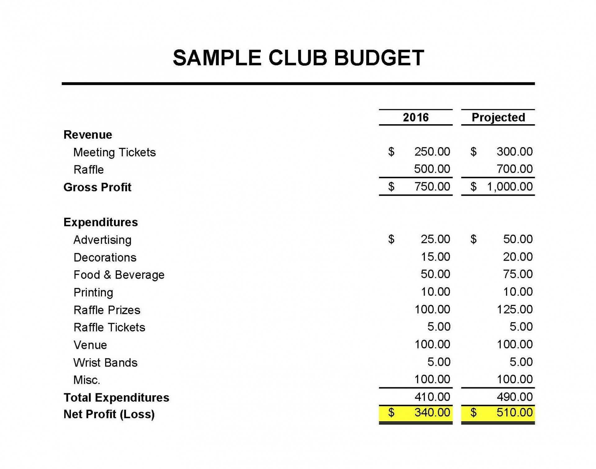 017 Template Ideas Treasurers Report Non Profit Excel Club Pertaining To Non Profit Treasurer Report Template