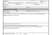 018 Incident Report Template Word Microsoft Ideas 20Incident pertaining to Incident Report Template Microsoft