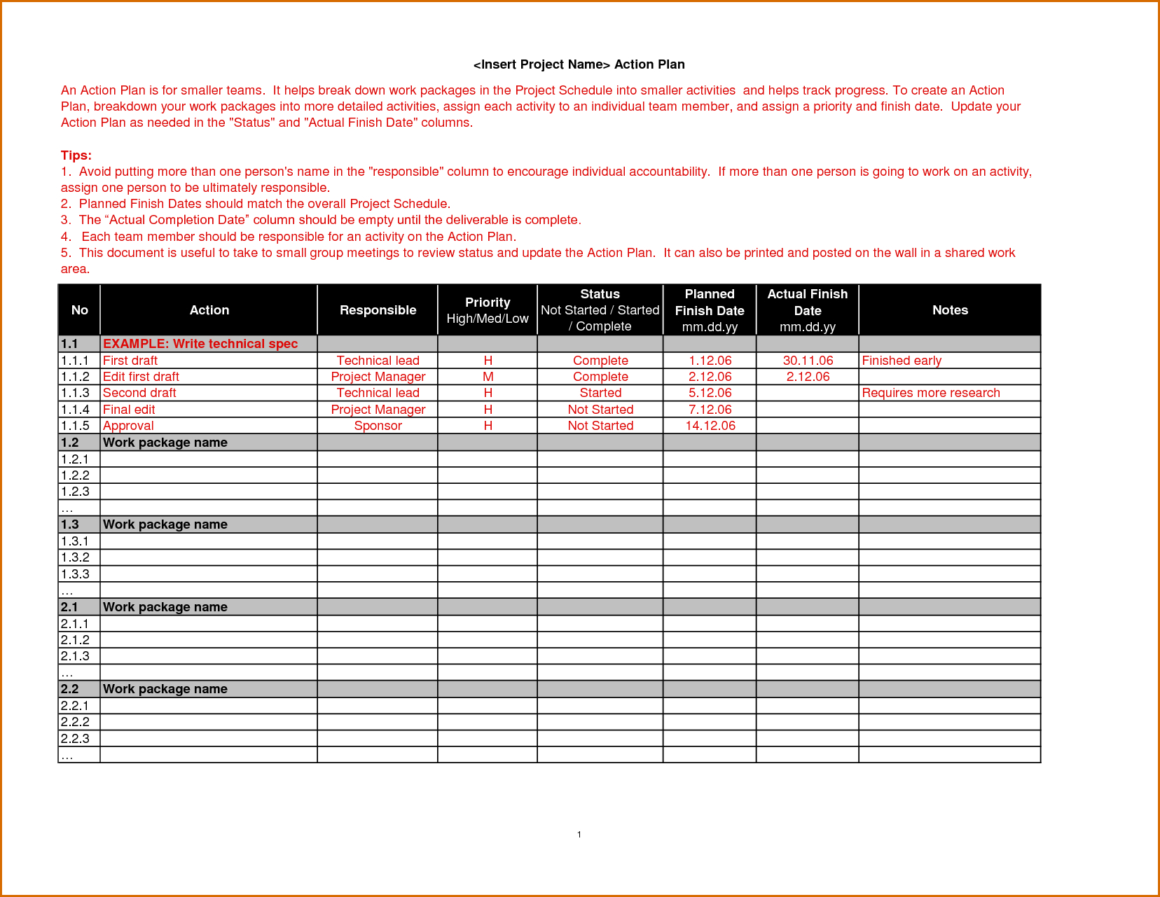 018 Weekly Work Plan Template Word Ideas Action Exceptional For Work Plan Template Word