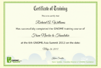 019 Free Sample Certificate Of Completion Template Ideas for Training Certificate Template Word Format