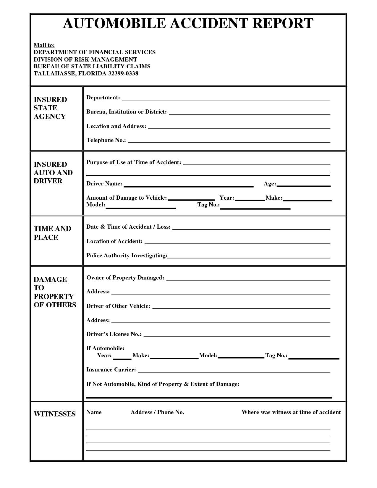 020 Vehicle Accident Report Form Template 504334 Car For Vehicle Accident Report Template