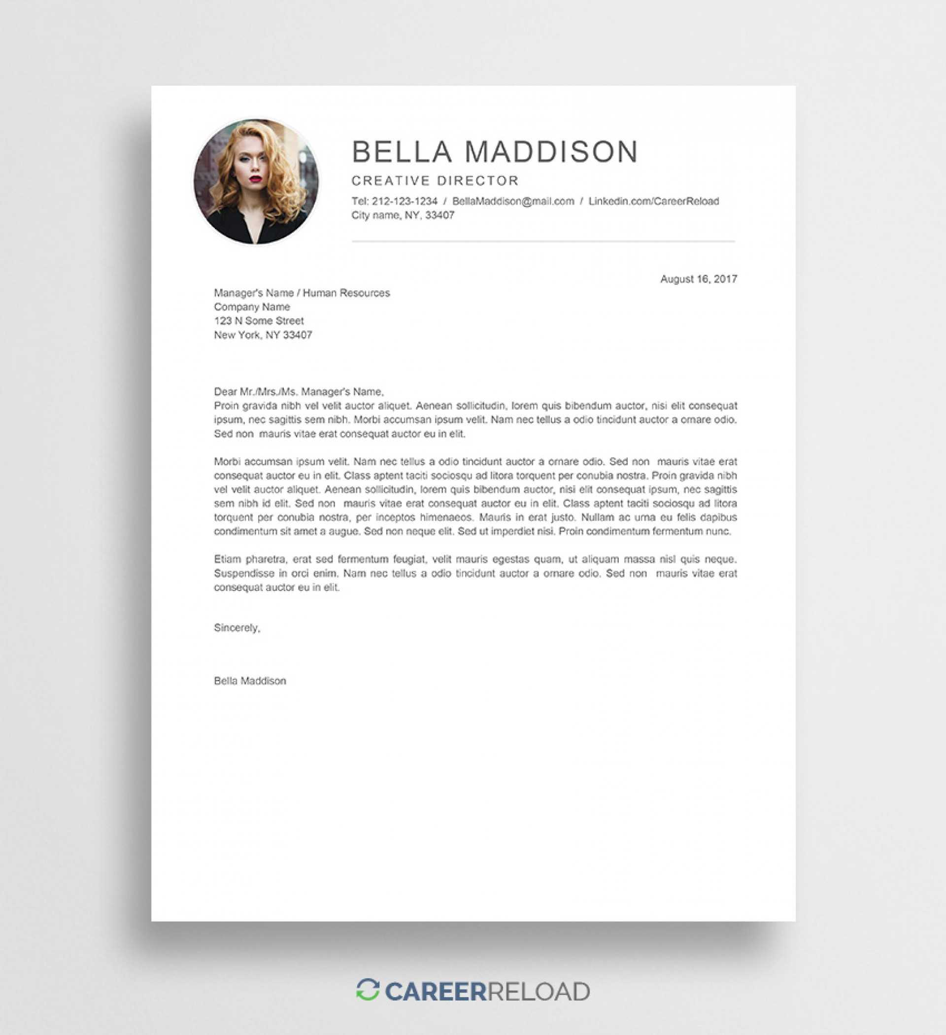 022 Downloadable Cover Letter Template Ideas Button In Button Template For Word