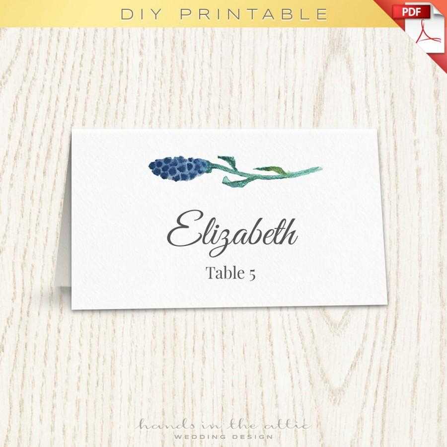 022 Template Ideas For Place Cards Floral Wedding Placecard Within Wedding Place Card Template Free Word