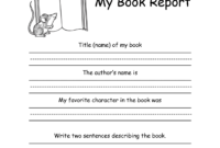 024 2Nd Grade Book Report Template 132370 Free Templates inside 2Nd Grade Book Report Template