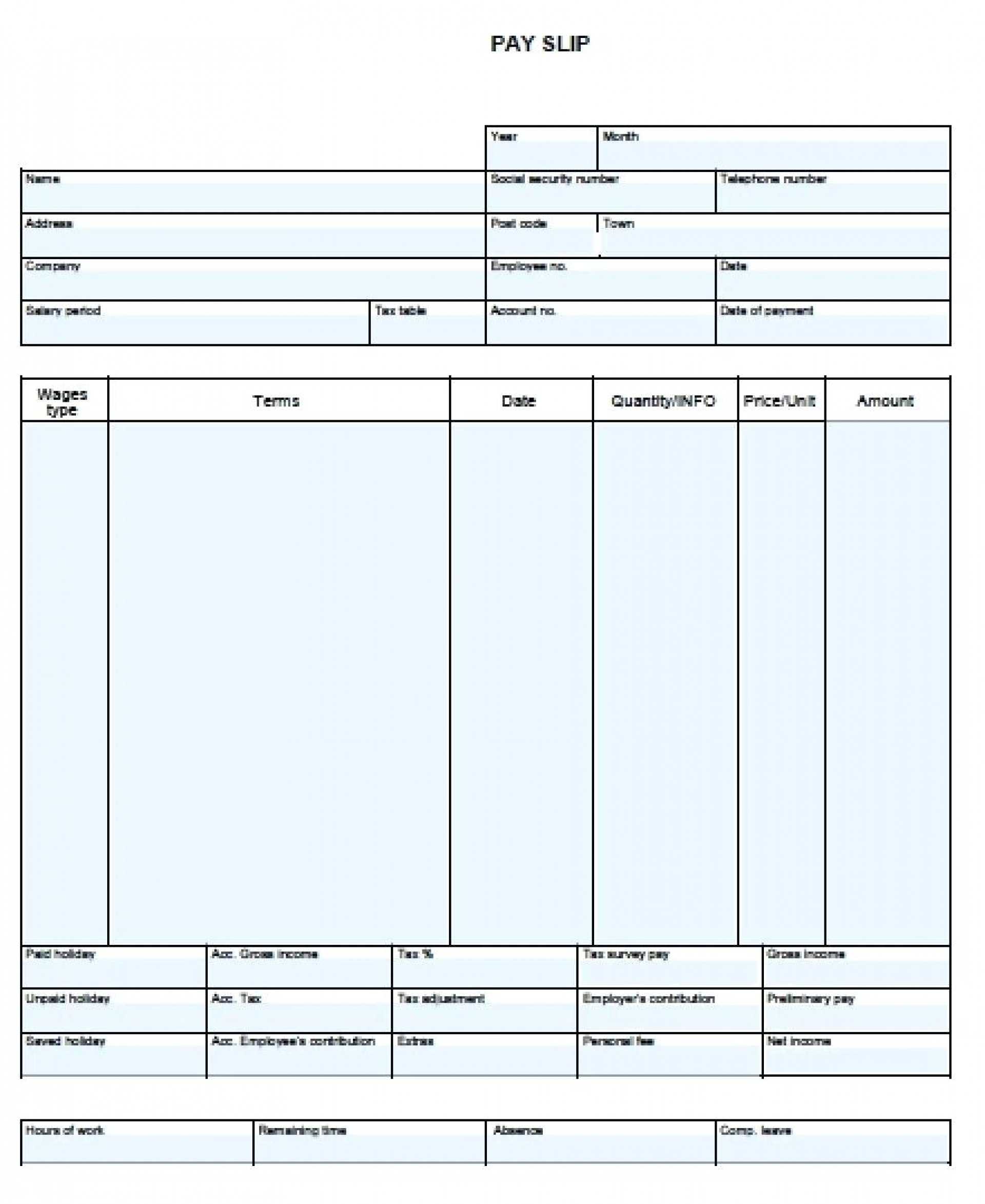 025 Free Pay Stub Template Microsoft Word Ideas Check Blank Intended For Free Pay Stub Template Word