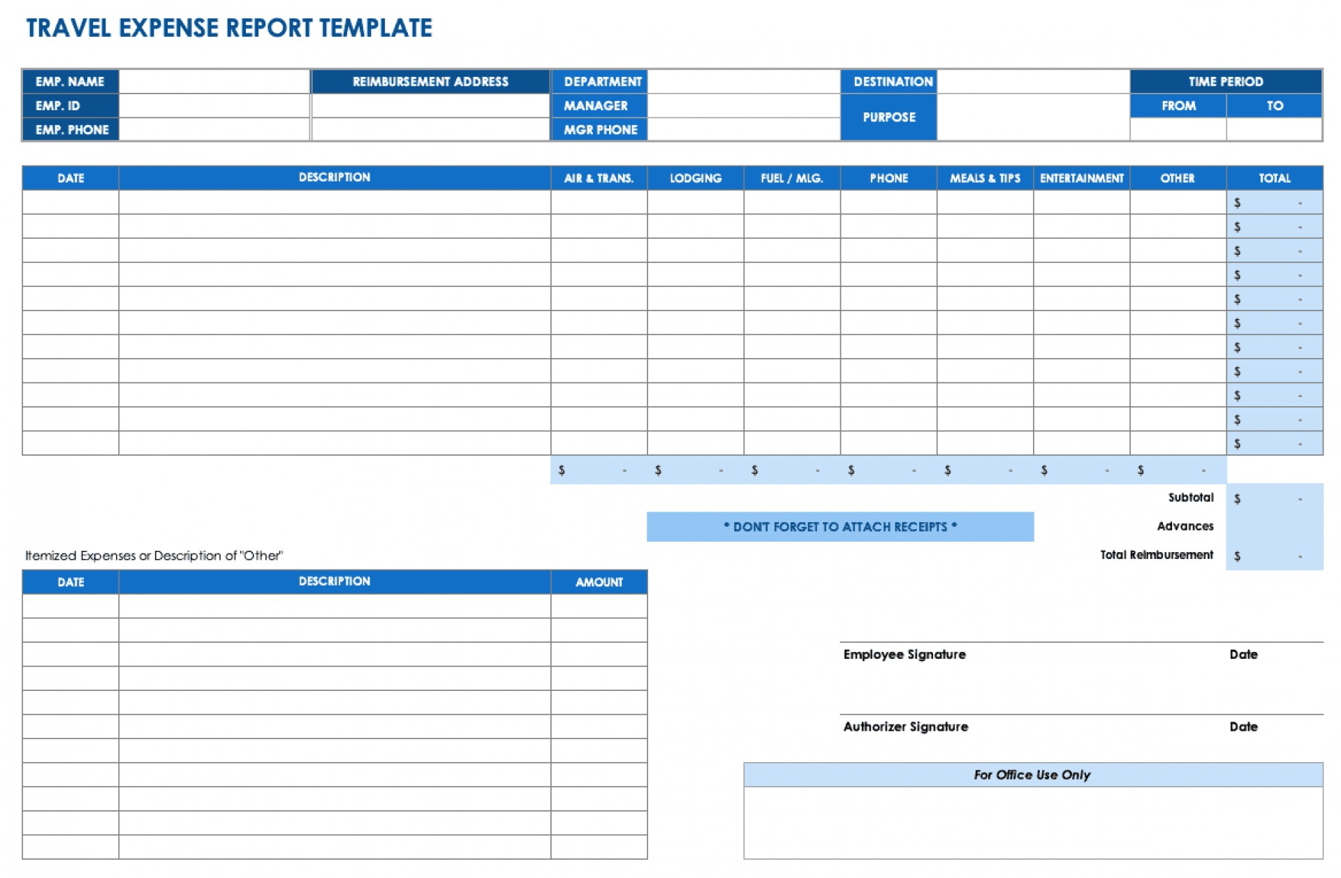 026 Petty Cash Expense Report Template Spreadsheet Excel Within Petty Cash Expense Report Template