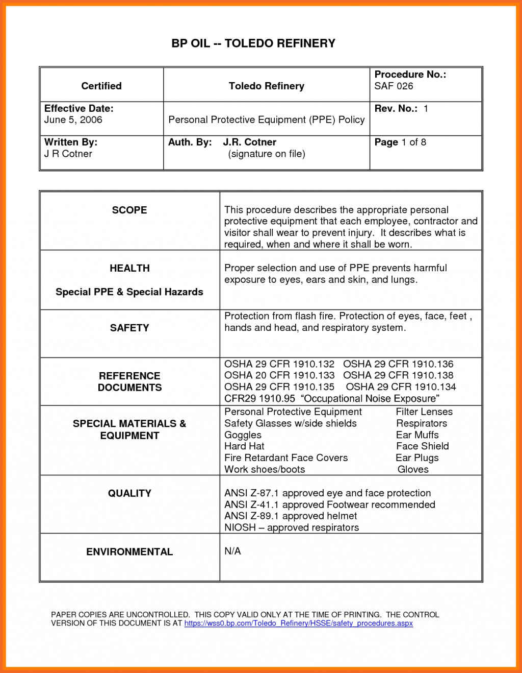 027 Standard Operating Procedure Template Word Free In Procedure Manual Template Word Free