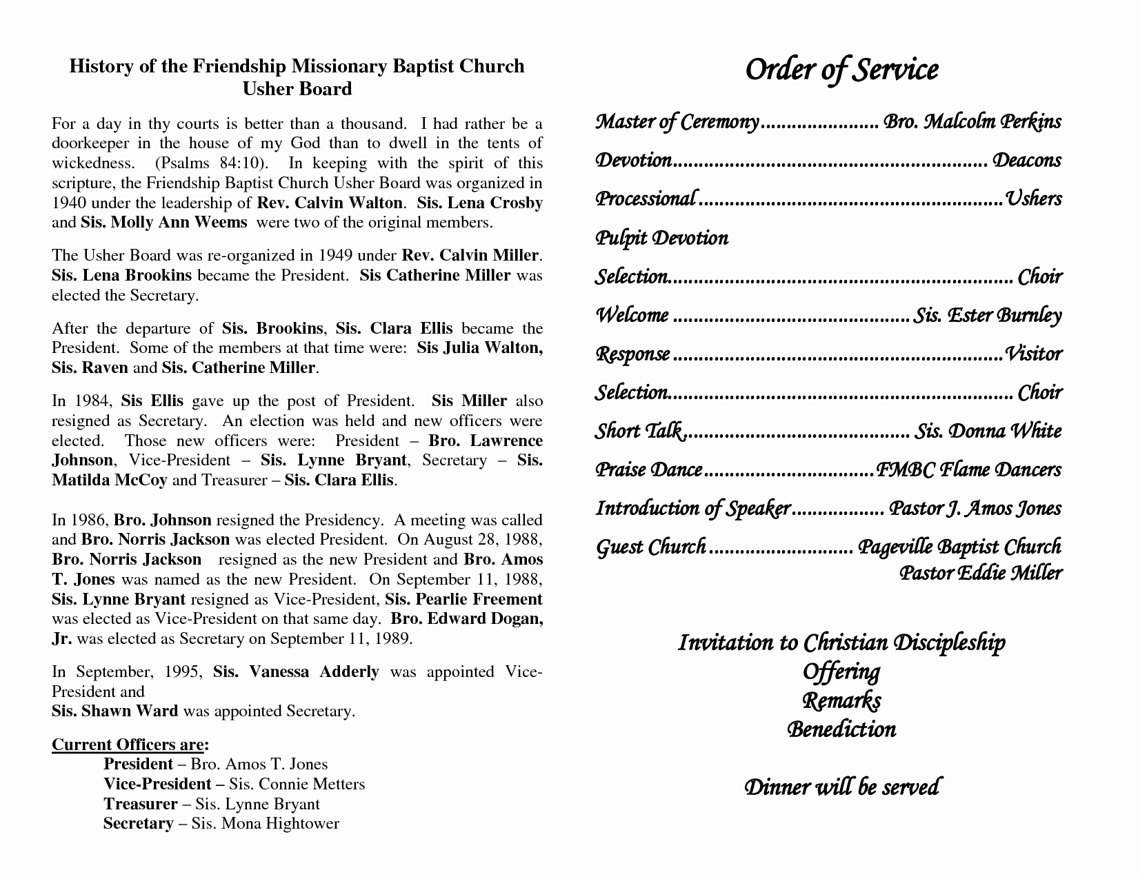 028 Free Printable Church Program Templates Of Best S Intended For Church Program Templates Word