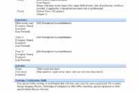 029 Chronological Resume Template Microsoft Word Tjfs in Free Basic Resume Templates Microsoft Word