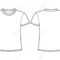 031 White T Shirt Template Photoblank Front And Back For Blank T Shirt Outline Template