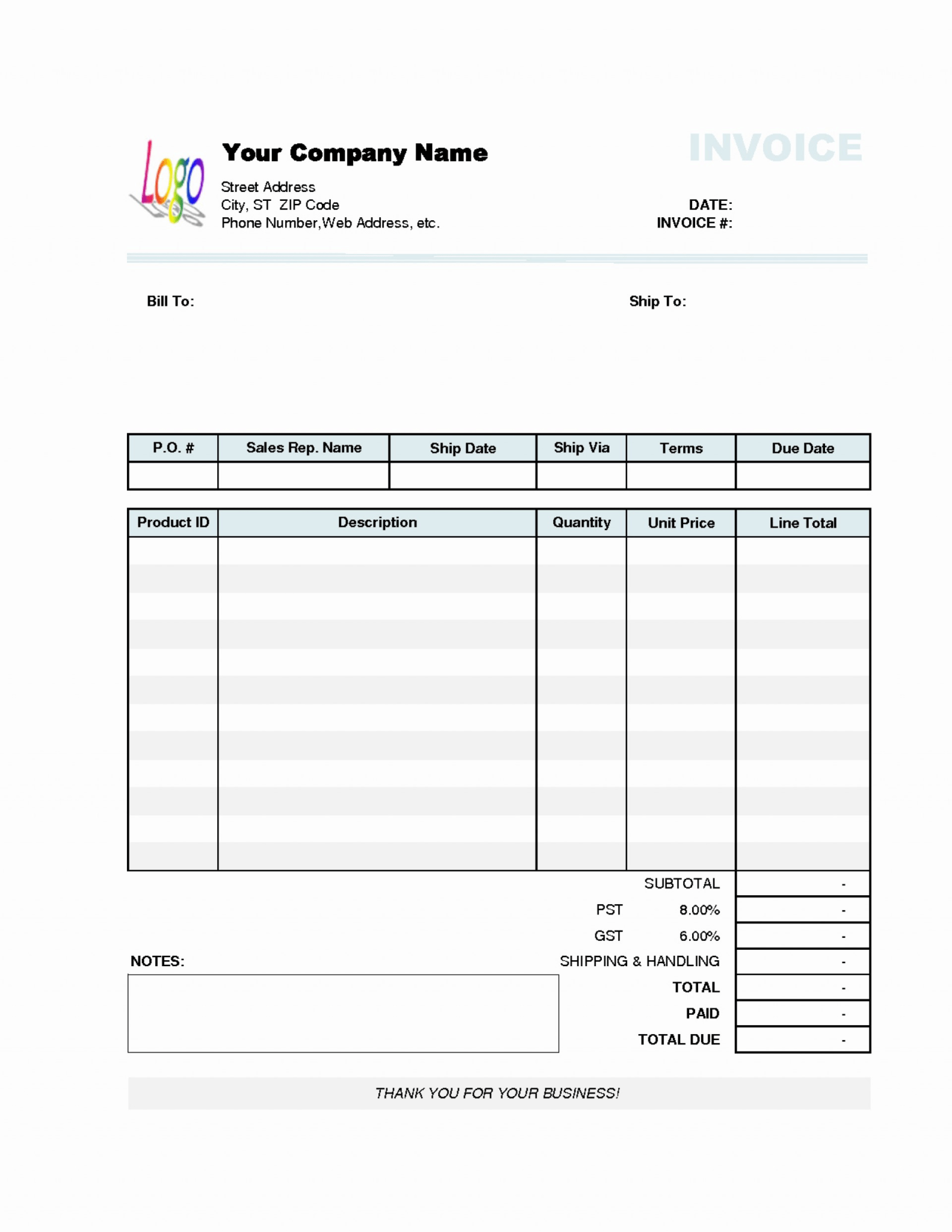 032 Simple Invoice Template Word Fresh Excel Of In In Invoice Template