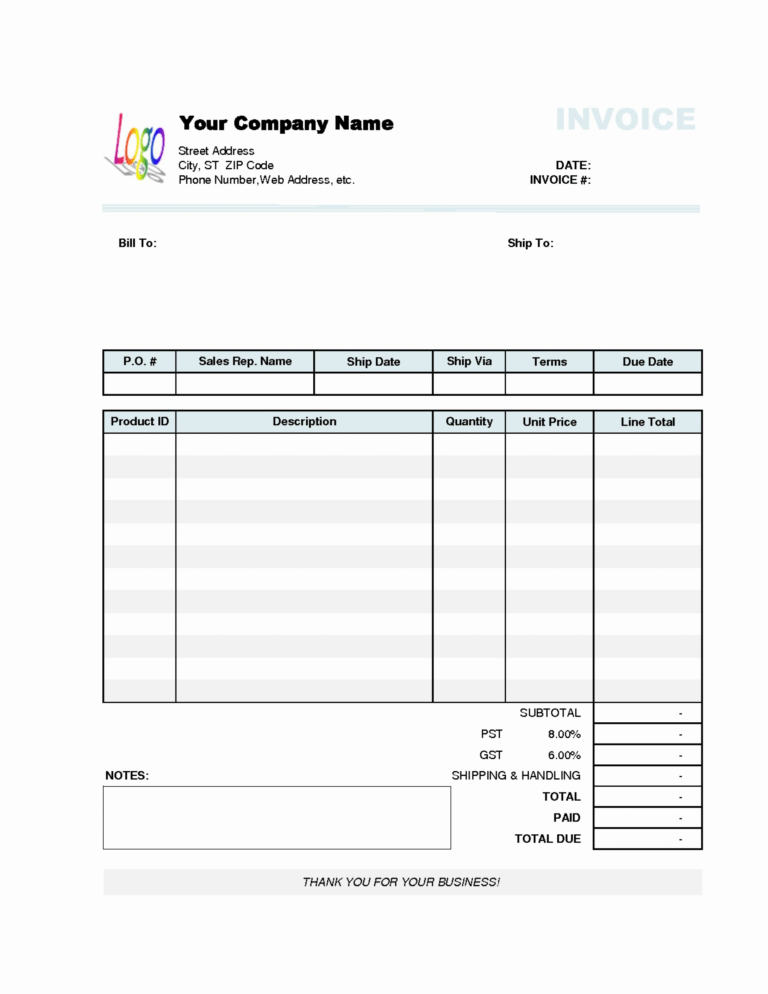 032 Simple Invoice Template Word Fresh Excel Of In In Invoice Template ...