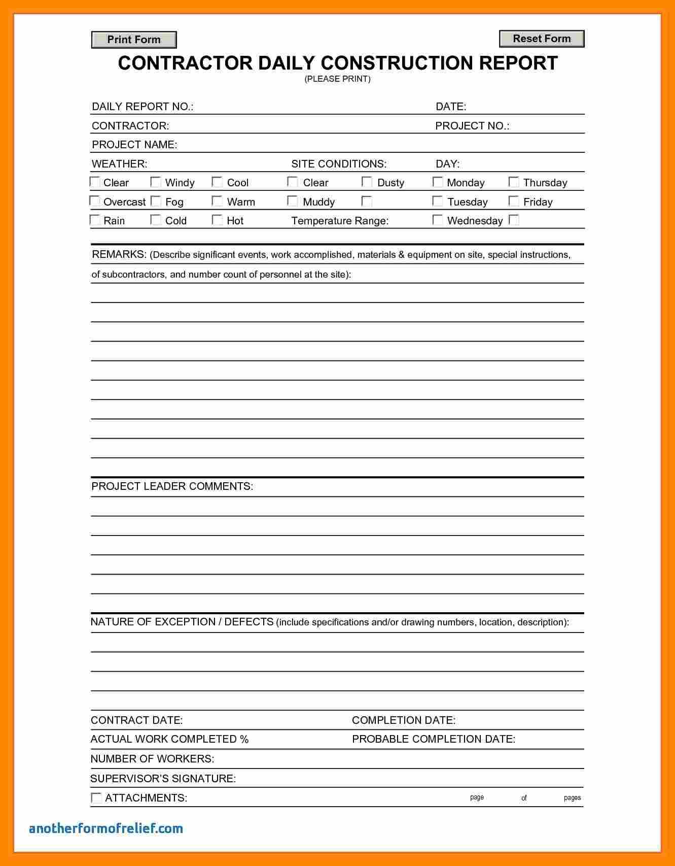 032 Template Ideas Construction Daily Report Sample For Training Report Template Format