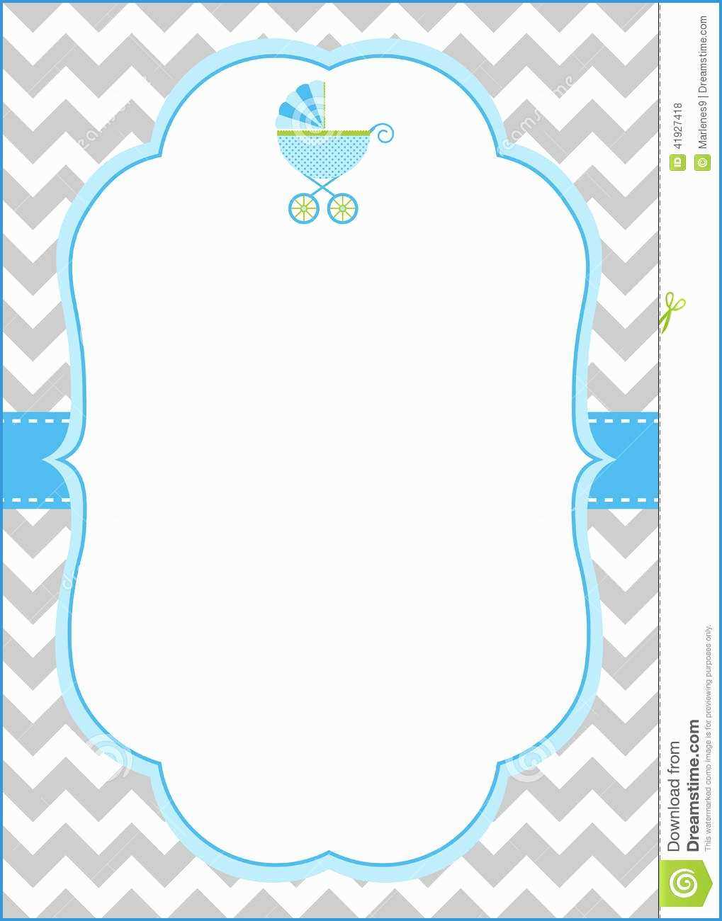 040 Free Baby Shower Invitation Templates Admirable Boy Card Throughout Free Baby Shower Invitation Templates Microsoft Word