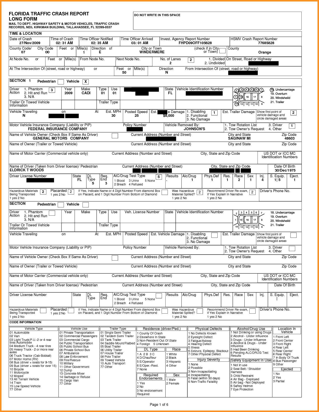 041 Vehicle Accident Report Form Template 20Auto For Vehicle Accident Report Form Template