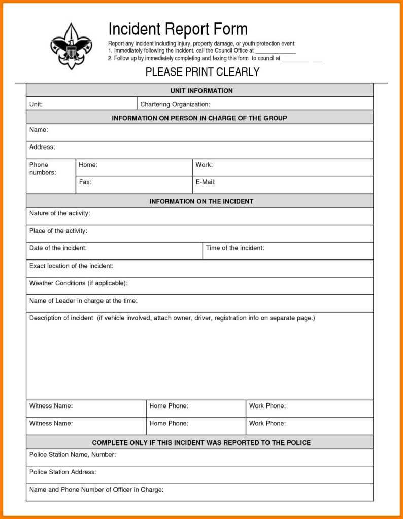 043 Incident Report Form Template Word Technology And Resume Within Incident Report Template Microsoft