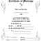 043 Template Ideas Certificate Of Marriage Blank 410781 Pertaining To Blank Marriage Certificate Template