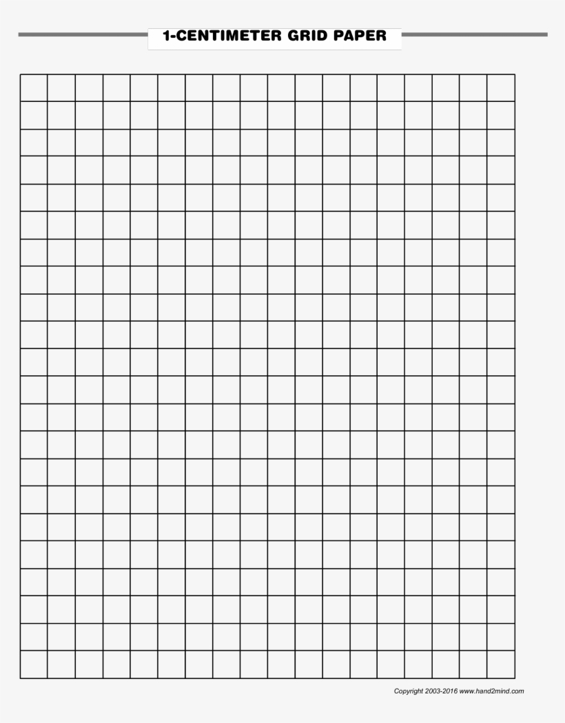 1 Centimeter Graph Paper – Blank Graph Paper With Numbers For Blank Perler Bead Template